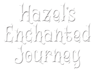 Hazel's Enchanted Journey book title text.